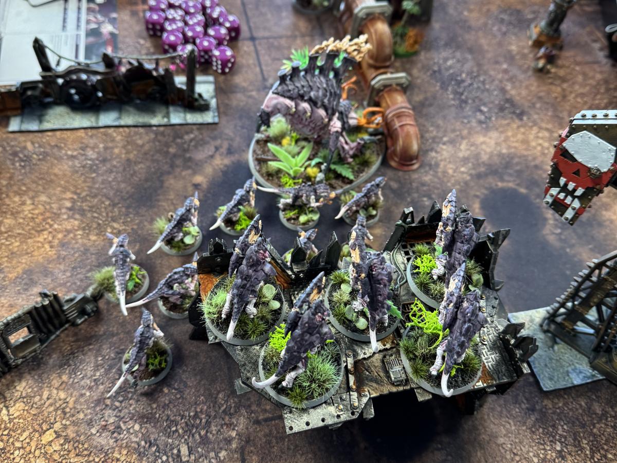Aufgestellte Armee für die Club-Liga für Warhammer 40k im TGM Münster